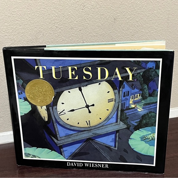 Tuesday by David Wiesner Illustrated Picture Book Hardcover Kids 1991 90s - Picture 10 of 10